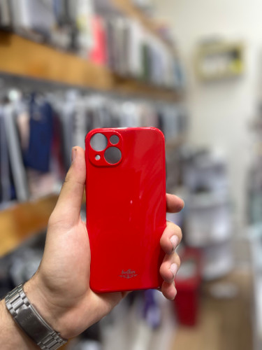 قاب سیلیکونی پشت گلس iPhone 13